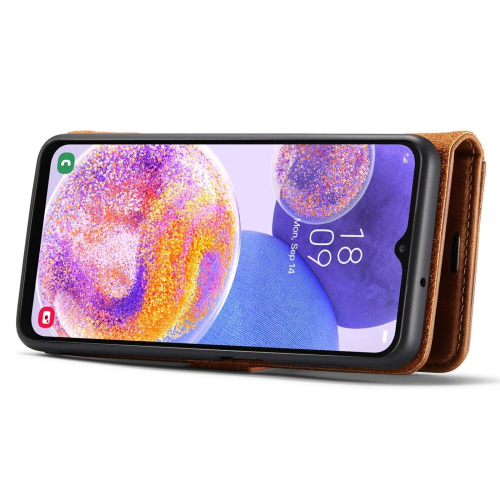 Samsung Galaxy A23 Magnet Wallet Cognac