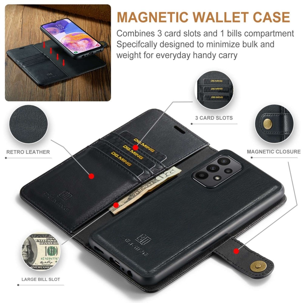 Samsung Galaxy A23 Magnet Wallet Black