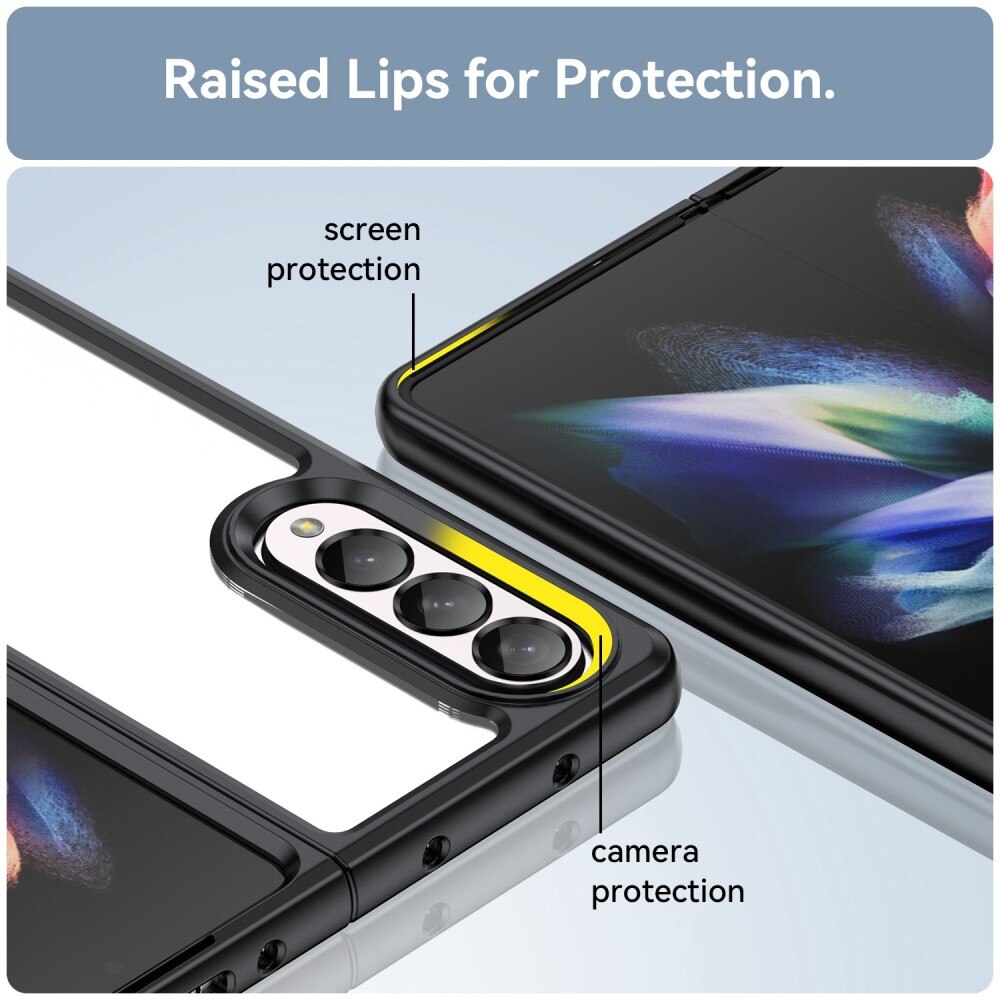 Samsung Galaxy Z Fold 4 Hybrid Case Transparent
