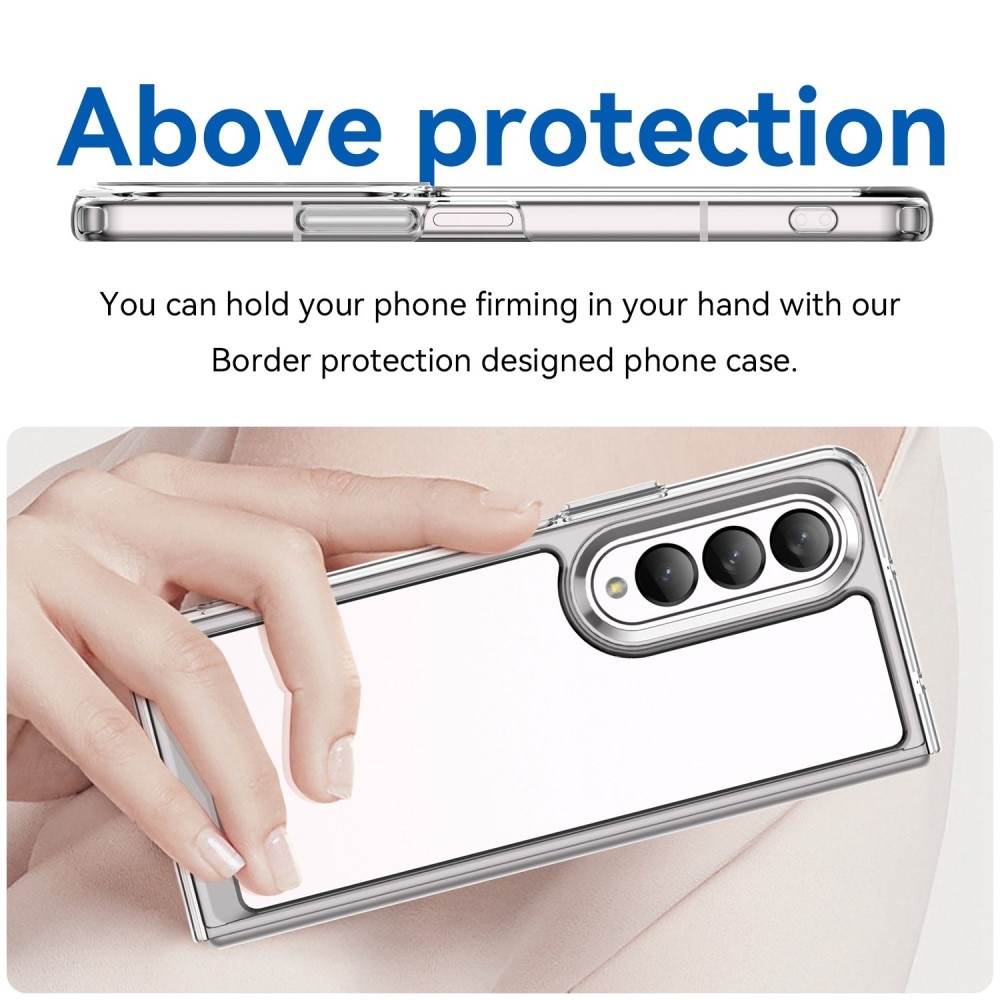 Samsung Galaxy Z Fold 4 Crystal Hybrid Case Transparent