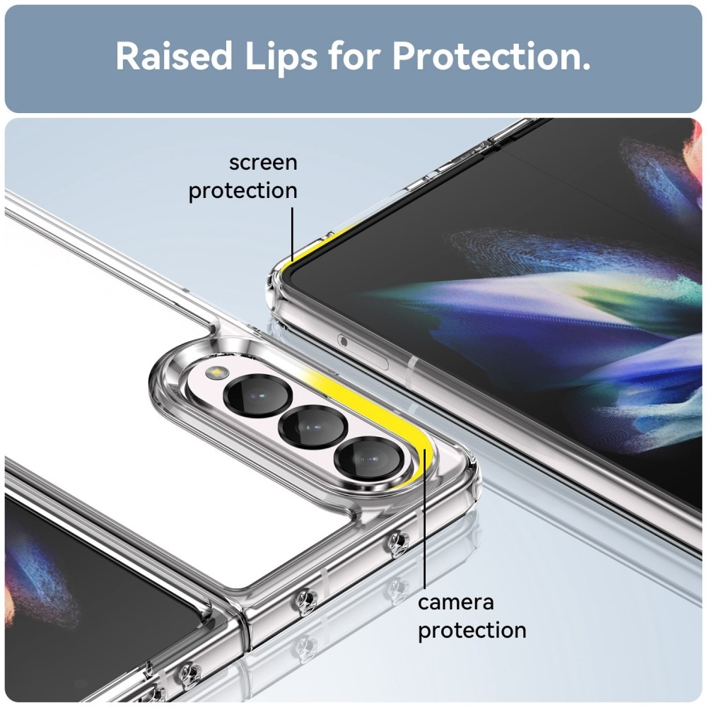 Samsung Galaxy Z Fold 4 Crystal Hybrid Case Transparent