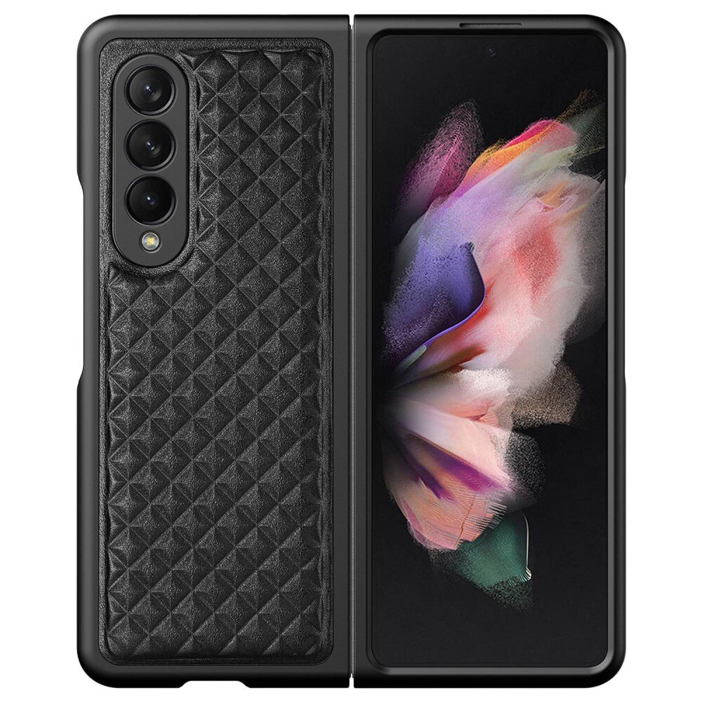 Samsung Galaxy Z Fold 3 Venice Leather Case Black