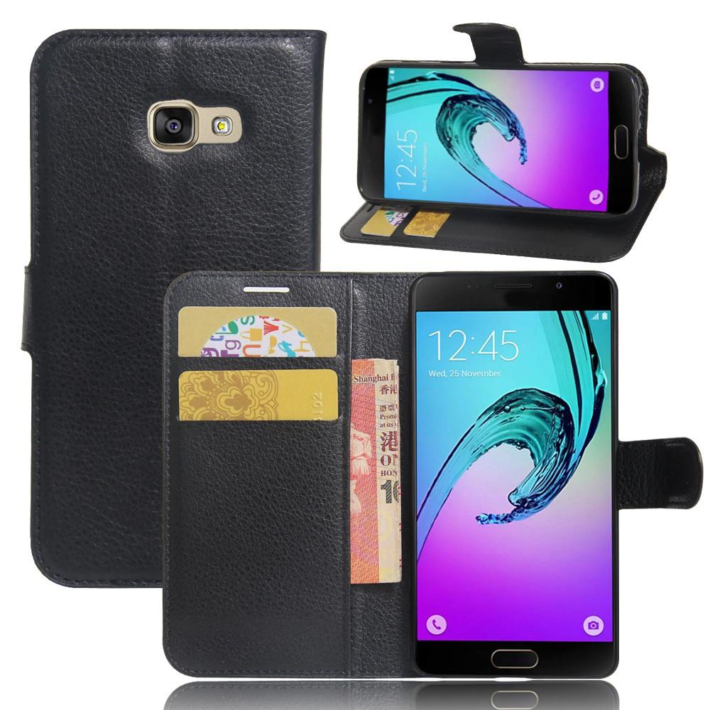 Samsung Galaxy A3 2017 Wallet Book Cover Black