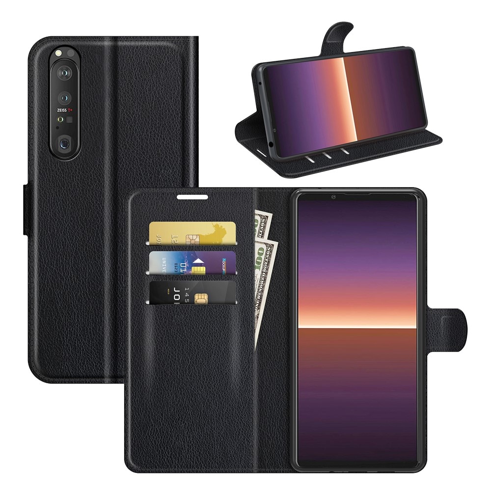 Sony Xperia 1 III Wallet Book Cover Black