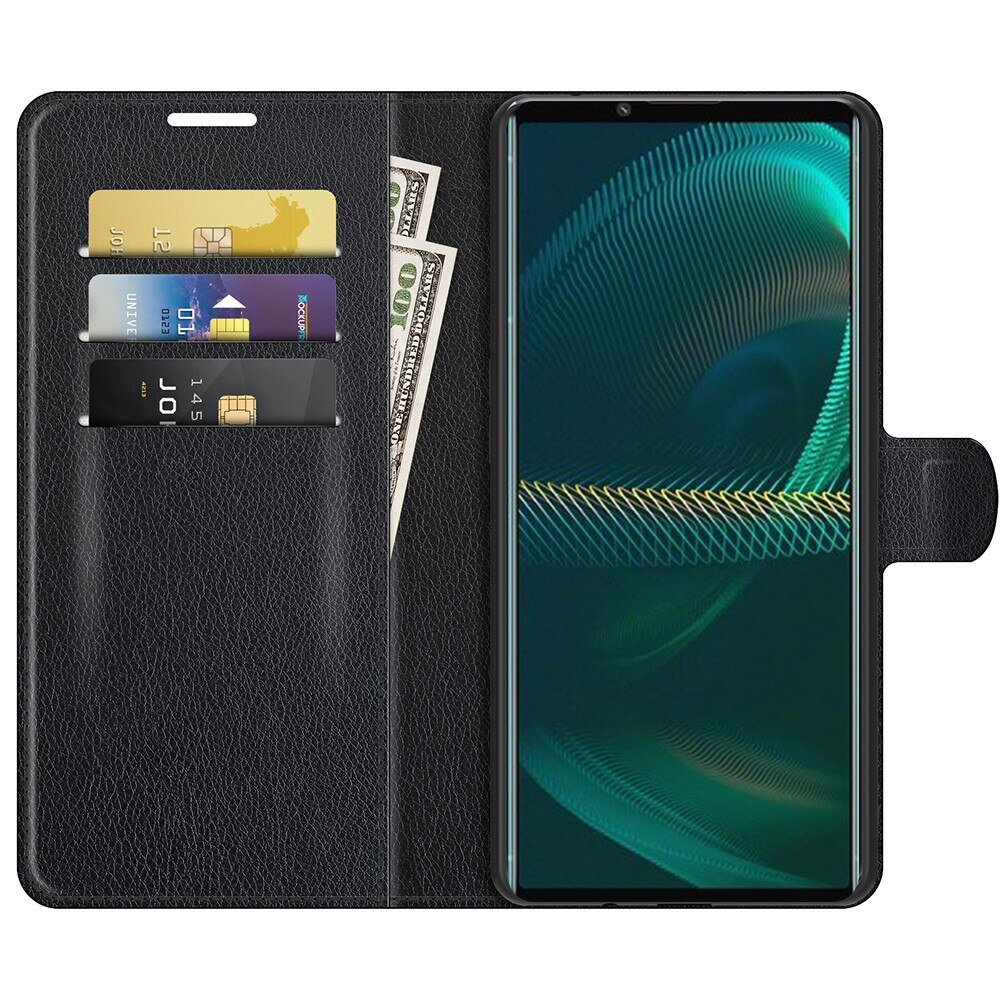 Sony Xperia 5 III Wallet Book Cover Black