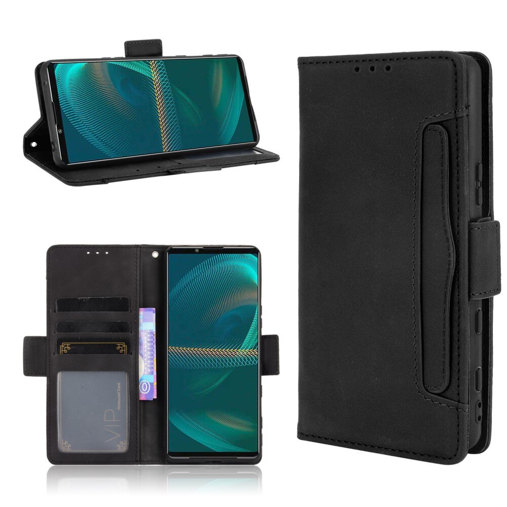 Sony Xperia 5 III Multi Wallet Case Black