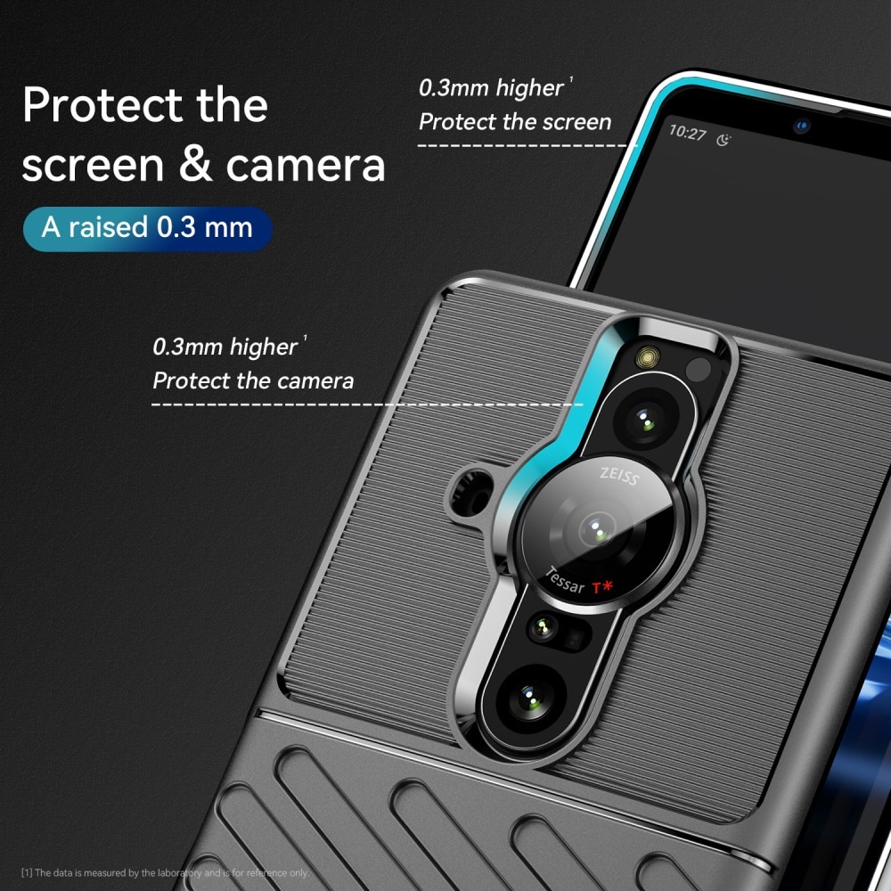 Sony Xperia Pro-I Thunder TPU Case Black
