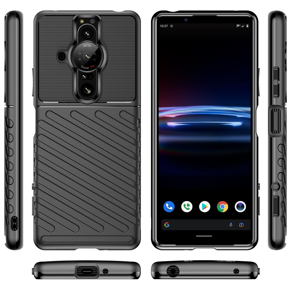 Sony Xperia Pro-I Thunder TPU Case Black