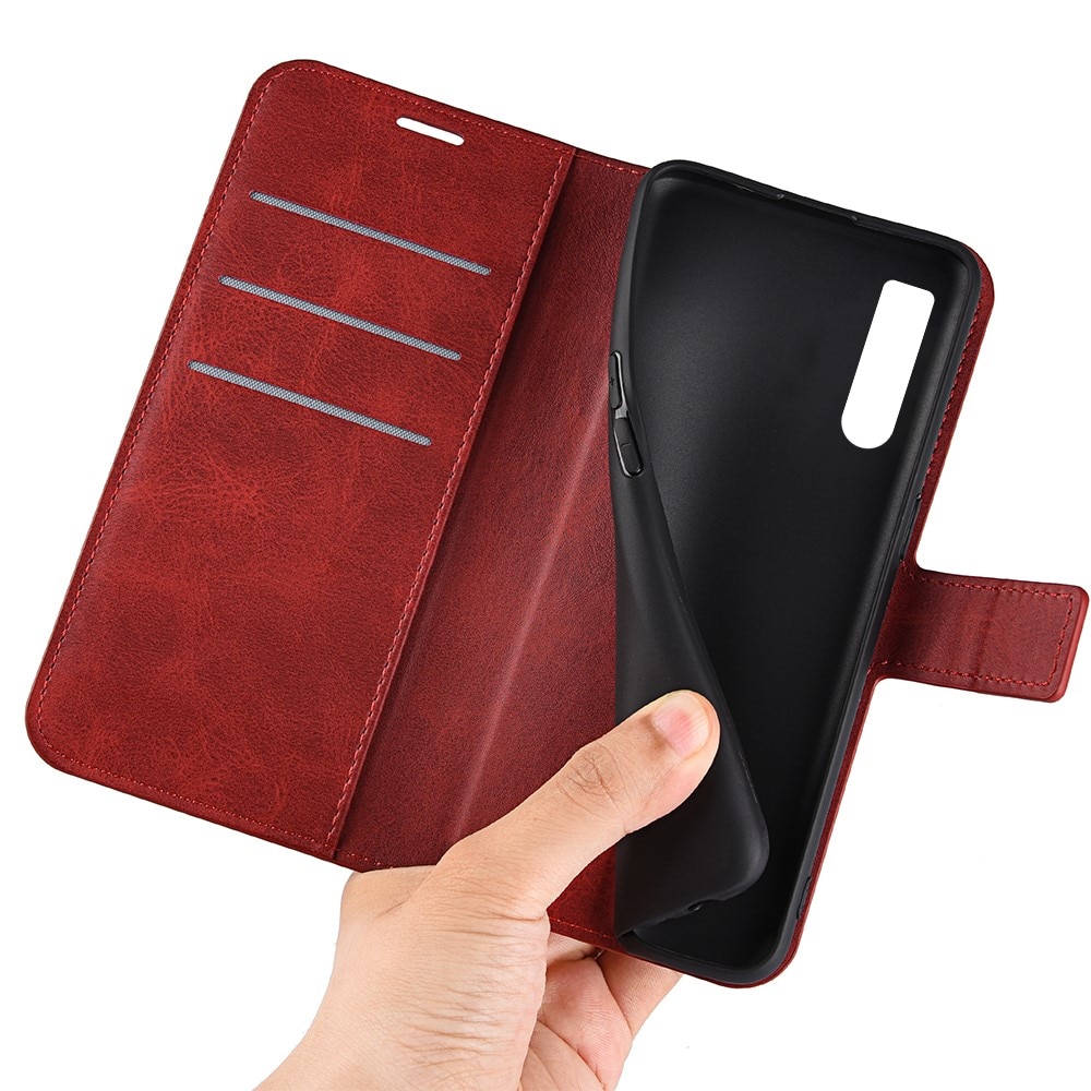 Sony Xperia 10 IV Leather Wallet Red