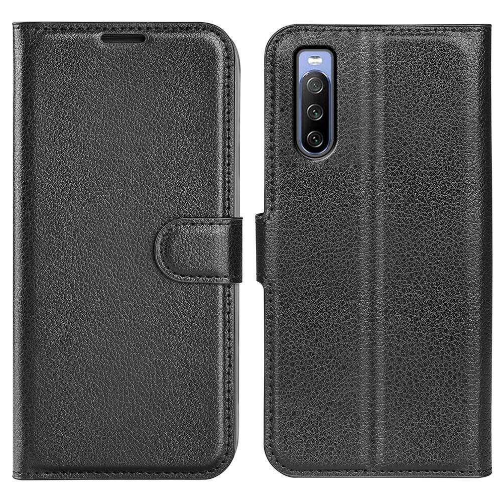 Sony Xperia 10 iV Wallet Book Cover Black