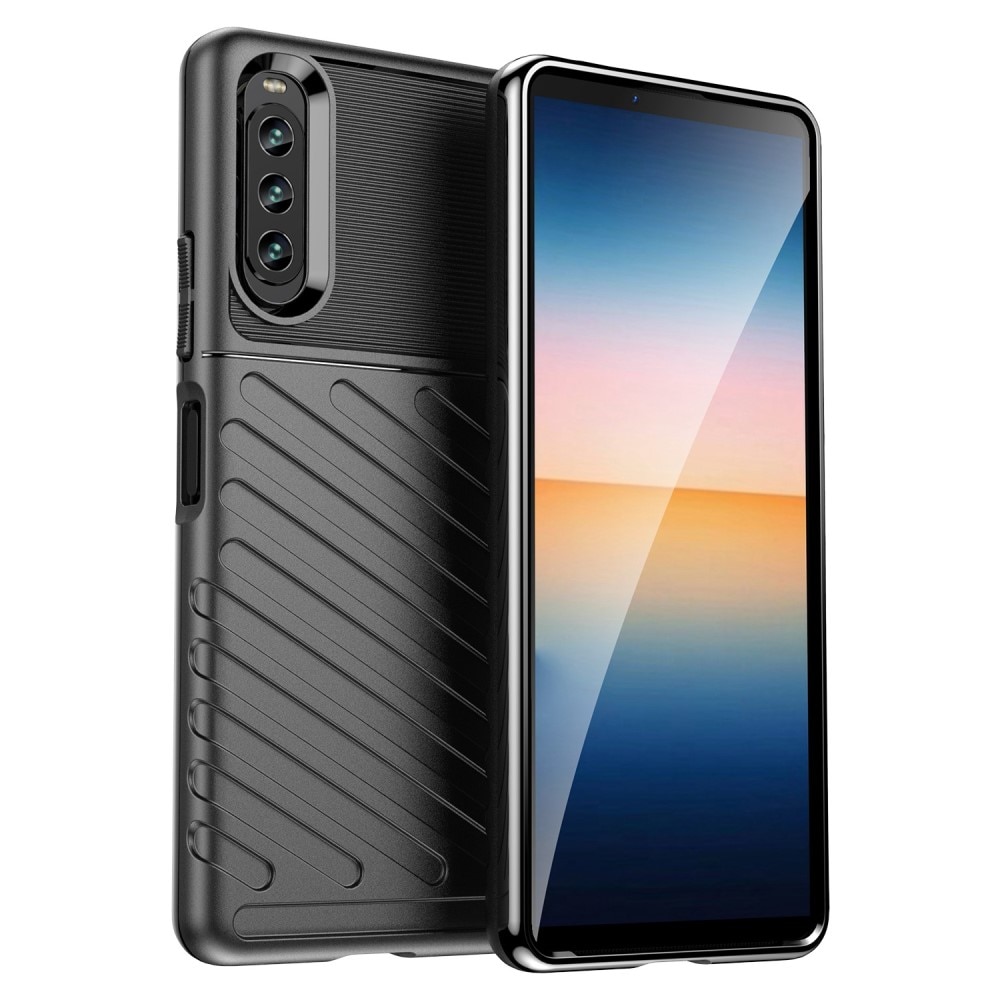 Sony Xperia 10 iV Thunder TPU Case Black