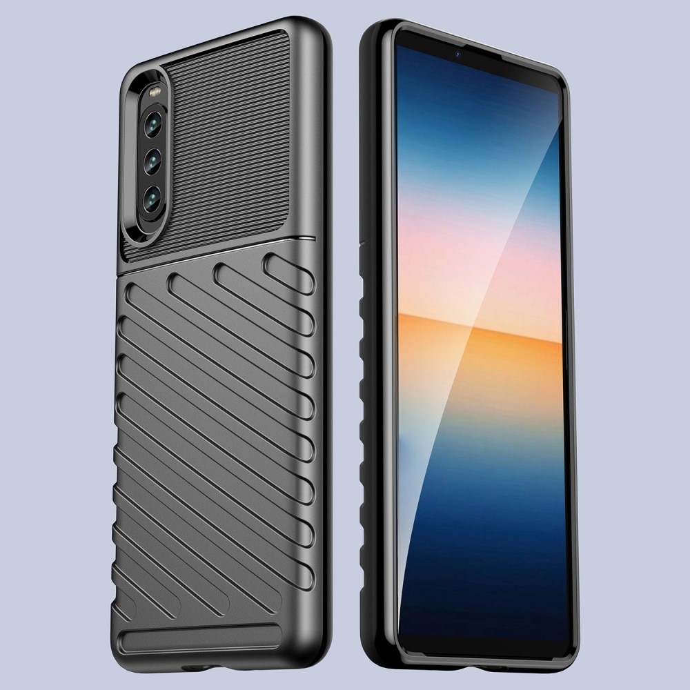 Sony Xperia 10 iV Thunder TPU Case Black