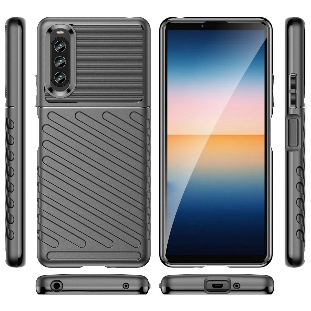 Sony Xperia 10 iV Thunder TPU Case Black