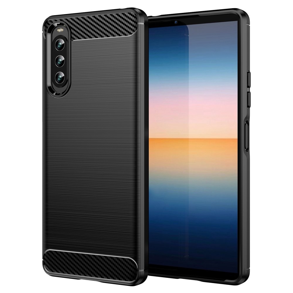 Sony Xperia 10 IV Brushed TPU Case Black