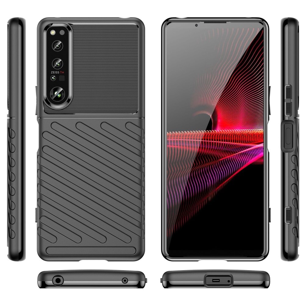 Sony Xperia 1 IV Thunder TPU Case Black