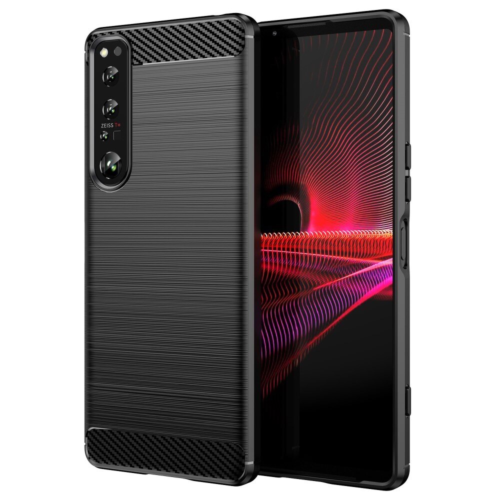 Sony Xperia 1 IV Brushed TPU Case Black