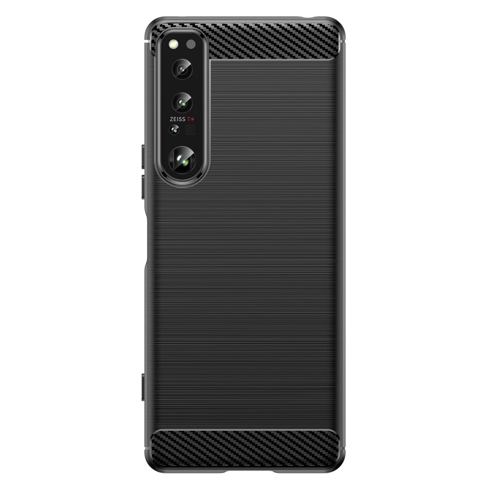 Sony Xperia 1 IV Brushed TPU Case Black