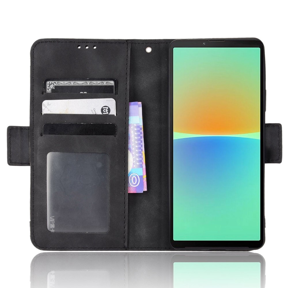 Sony Xperia 10 iV Multi Wallet Case Black