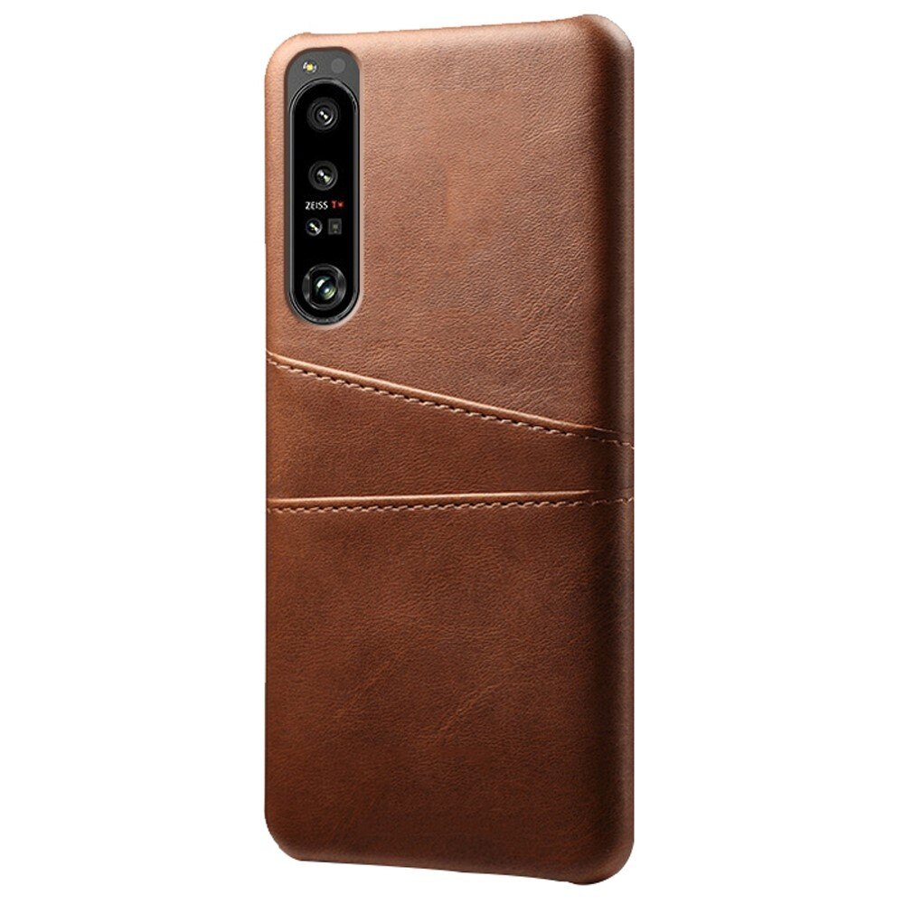 Sony Xperia 10 VI Card Slots Case Brown