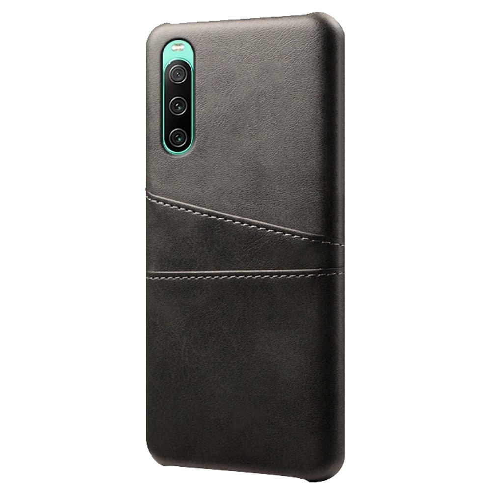 Sony Xperia 10 iV Card Slots Case Black