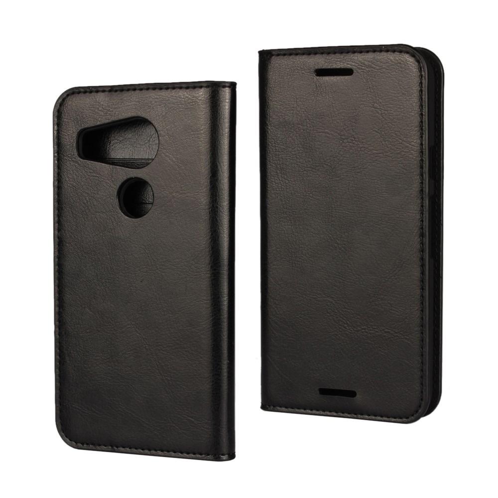 LG Nexus 5X Genuine Leather Wallet Case Black