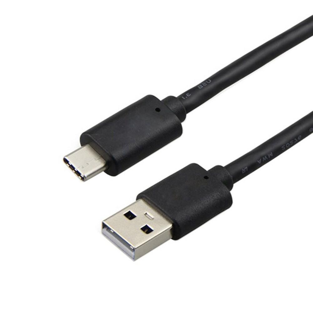 USB-A to USB-C Cable 1 meter Black