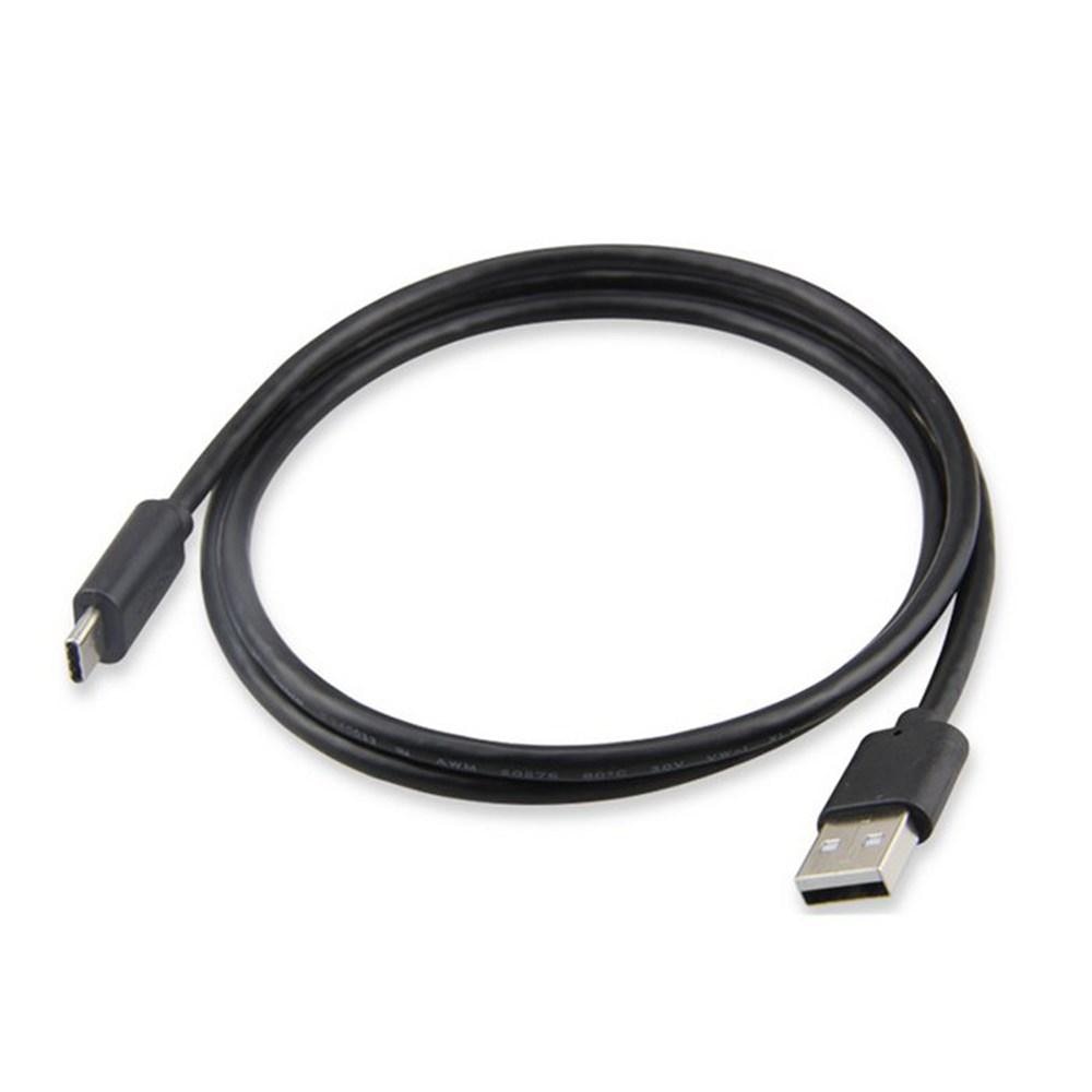 USB-A to USB-C Cable 1 meter Black