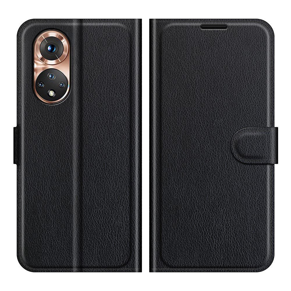  Honor 50 Wallet Book Cover Black