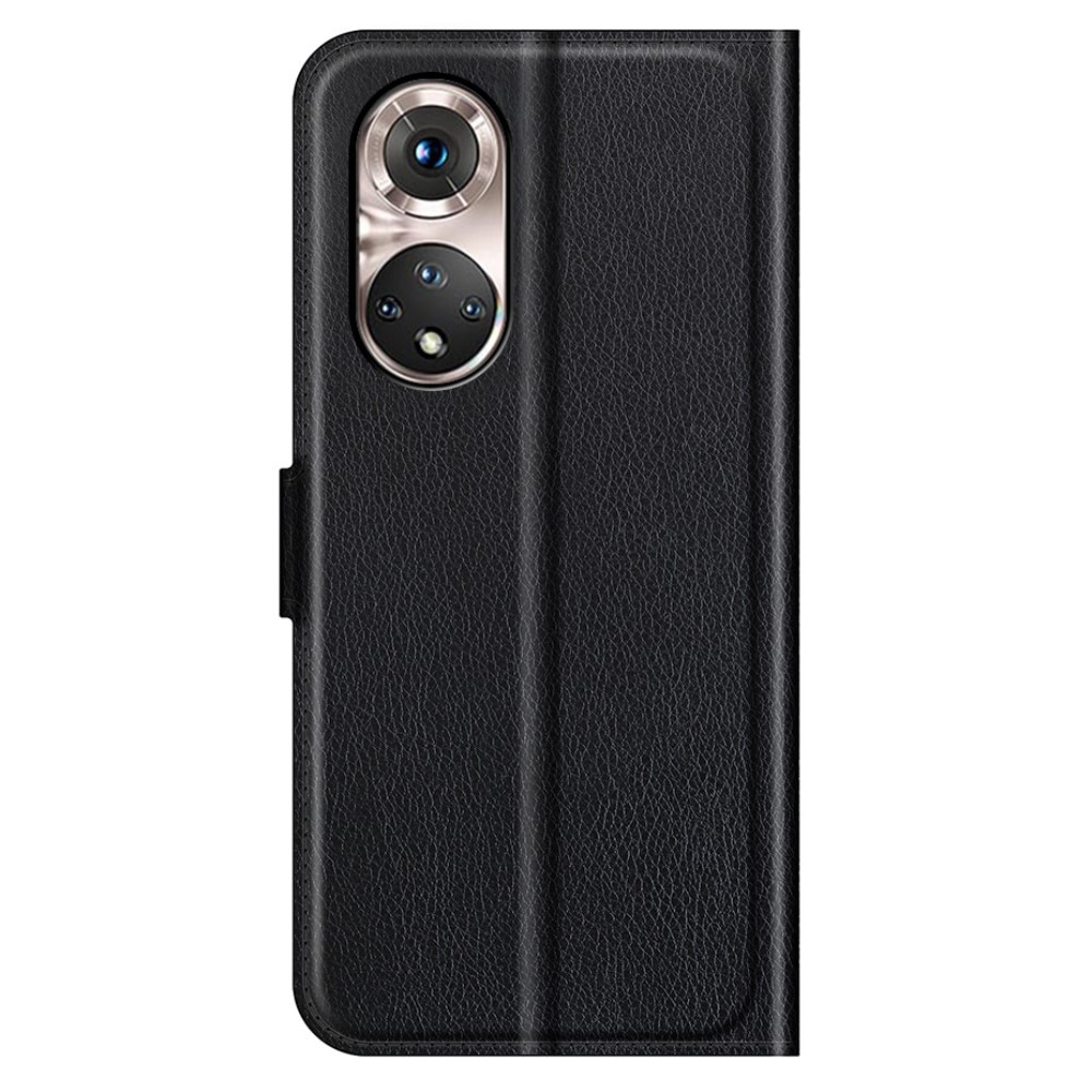 Honor 50 Pro Wallet Book Cover Black