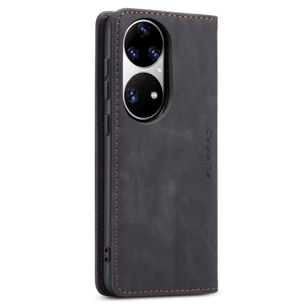 Huawei P50 Pro Slim Wallet Case Black