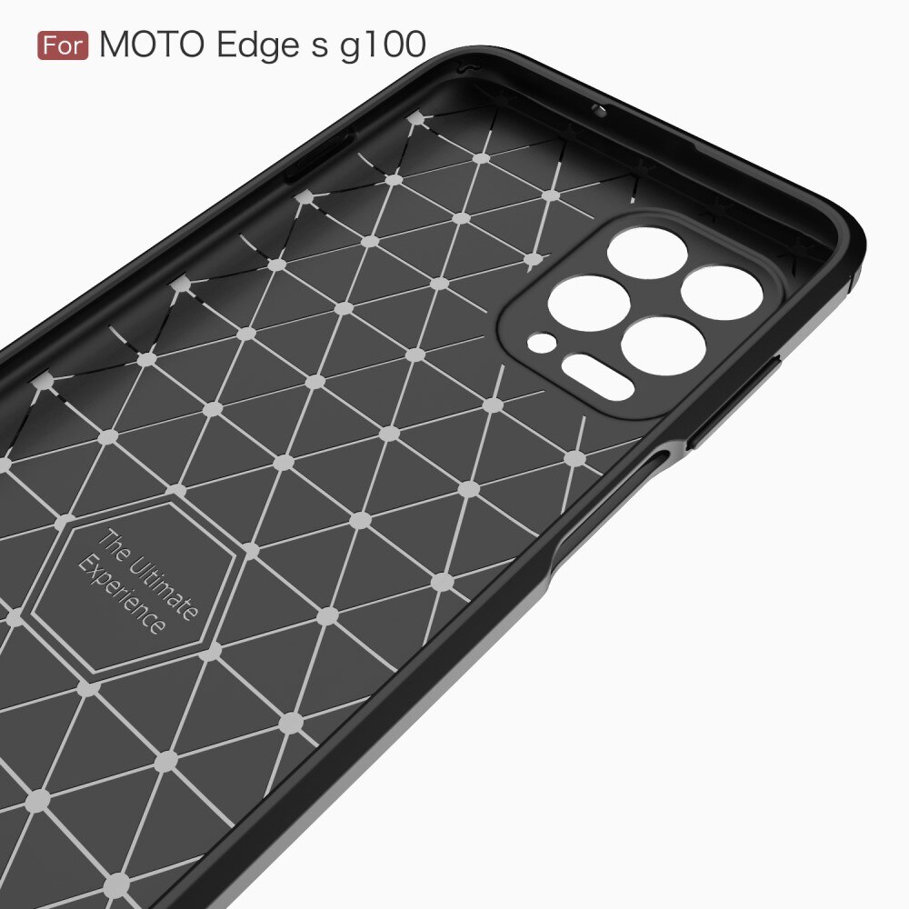 Motorola Moto G100 Brushed TPU Case Black