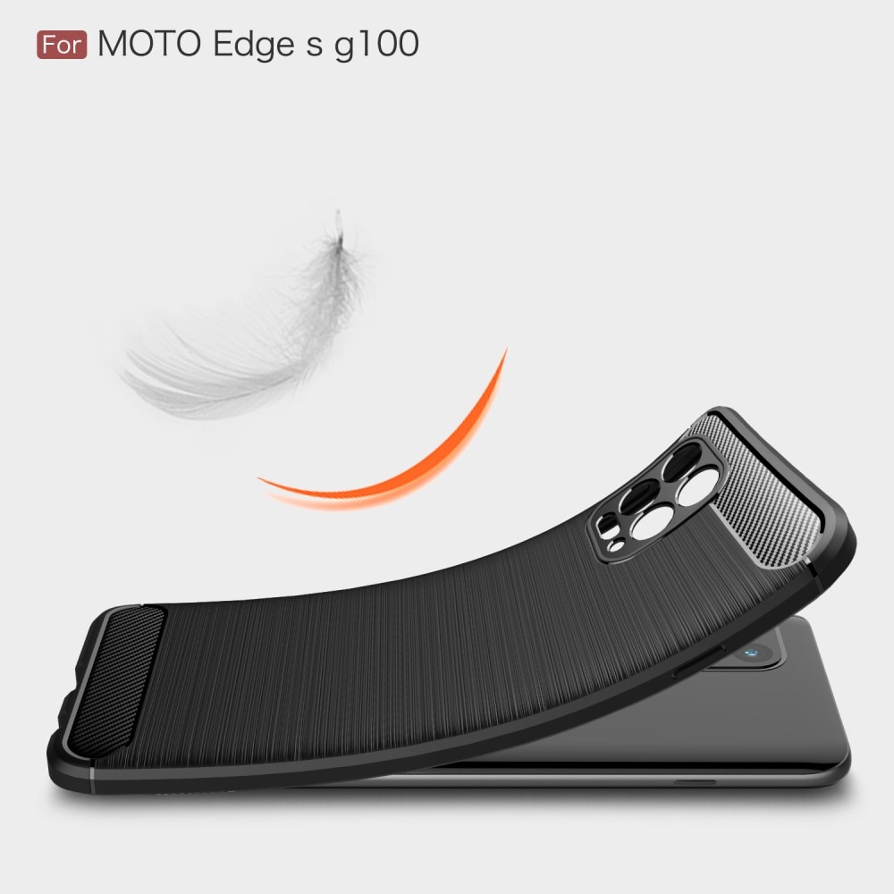 Motorola Moto G100 Brushed TPU Case Black