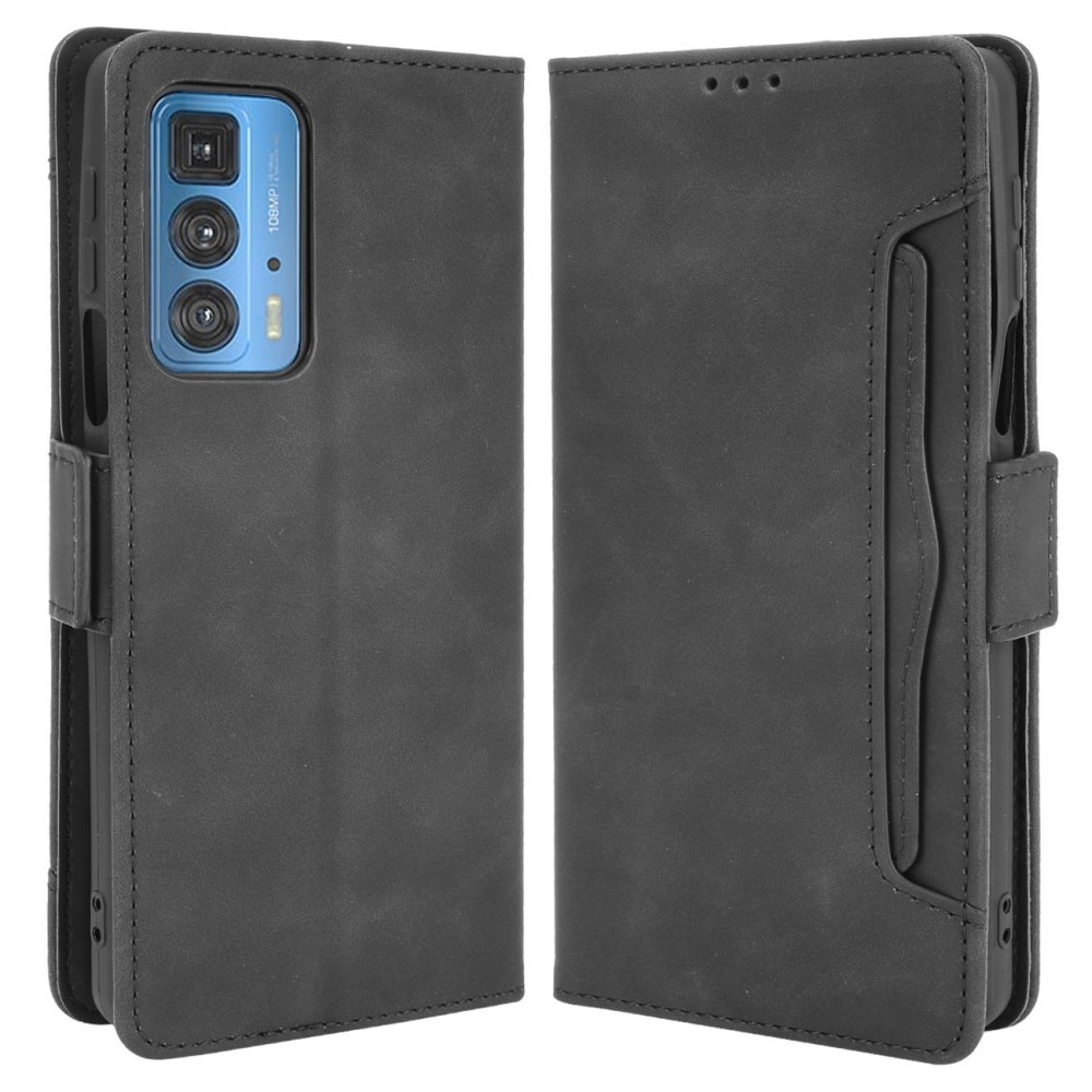 Motorola Edge 20 Pro Multi Wallet Case Black
