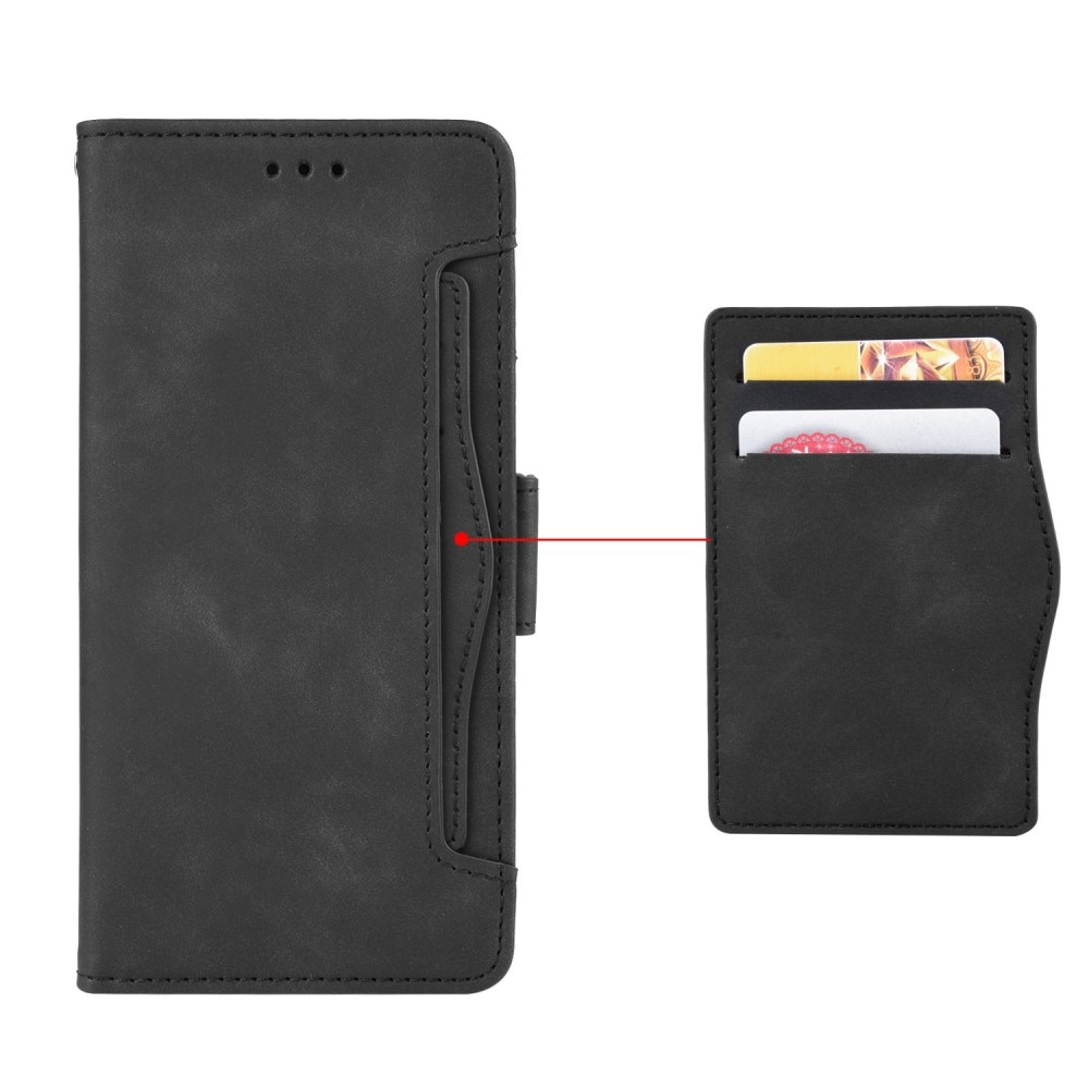 Motorola Edge 20 Pro Multi Wallet Case Black