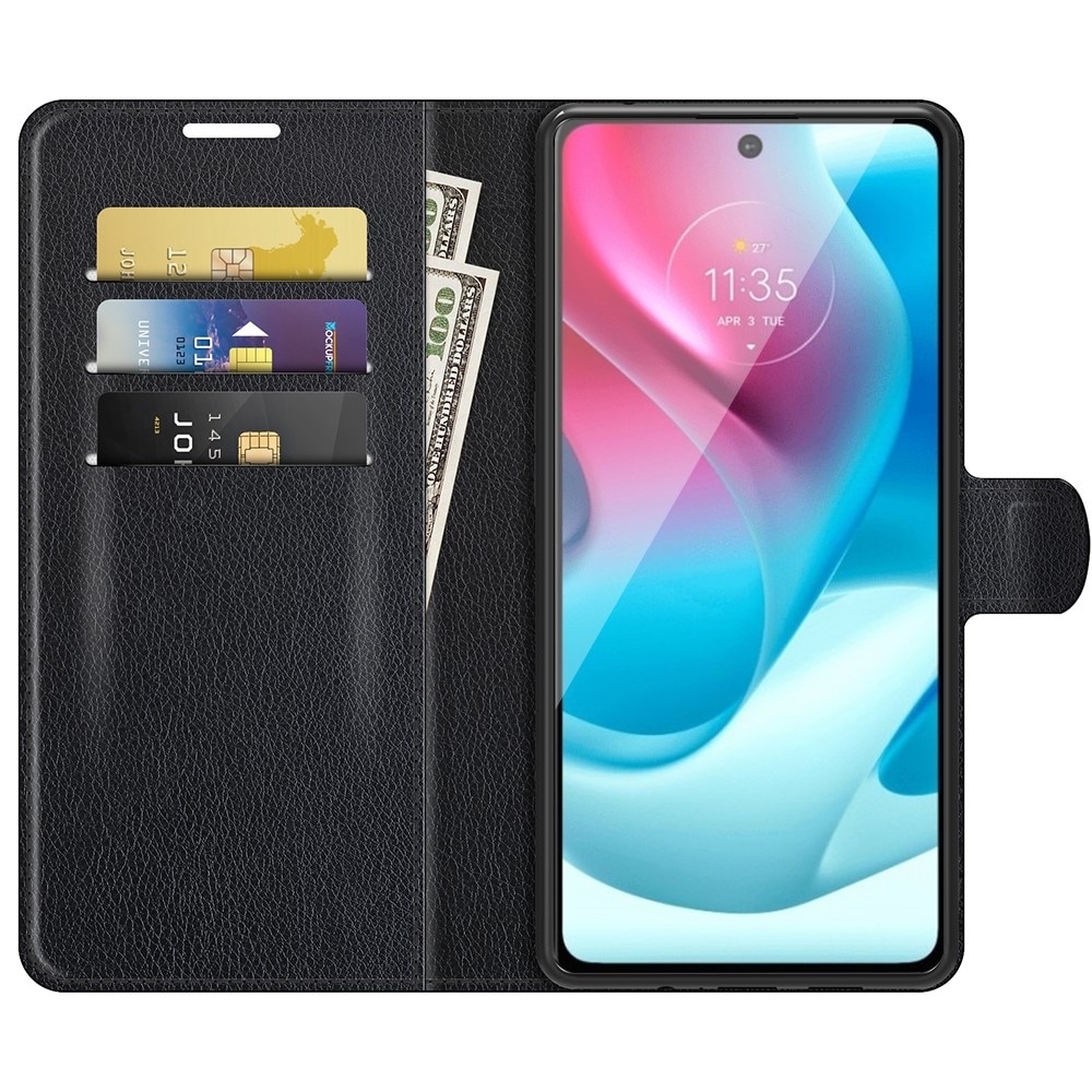 Motorola Moto G60s Wallet Book Cover Black