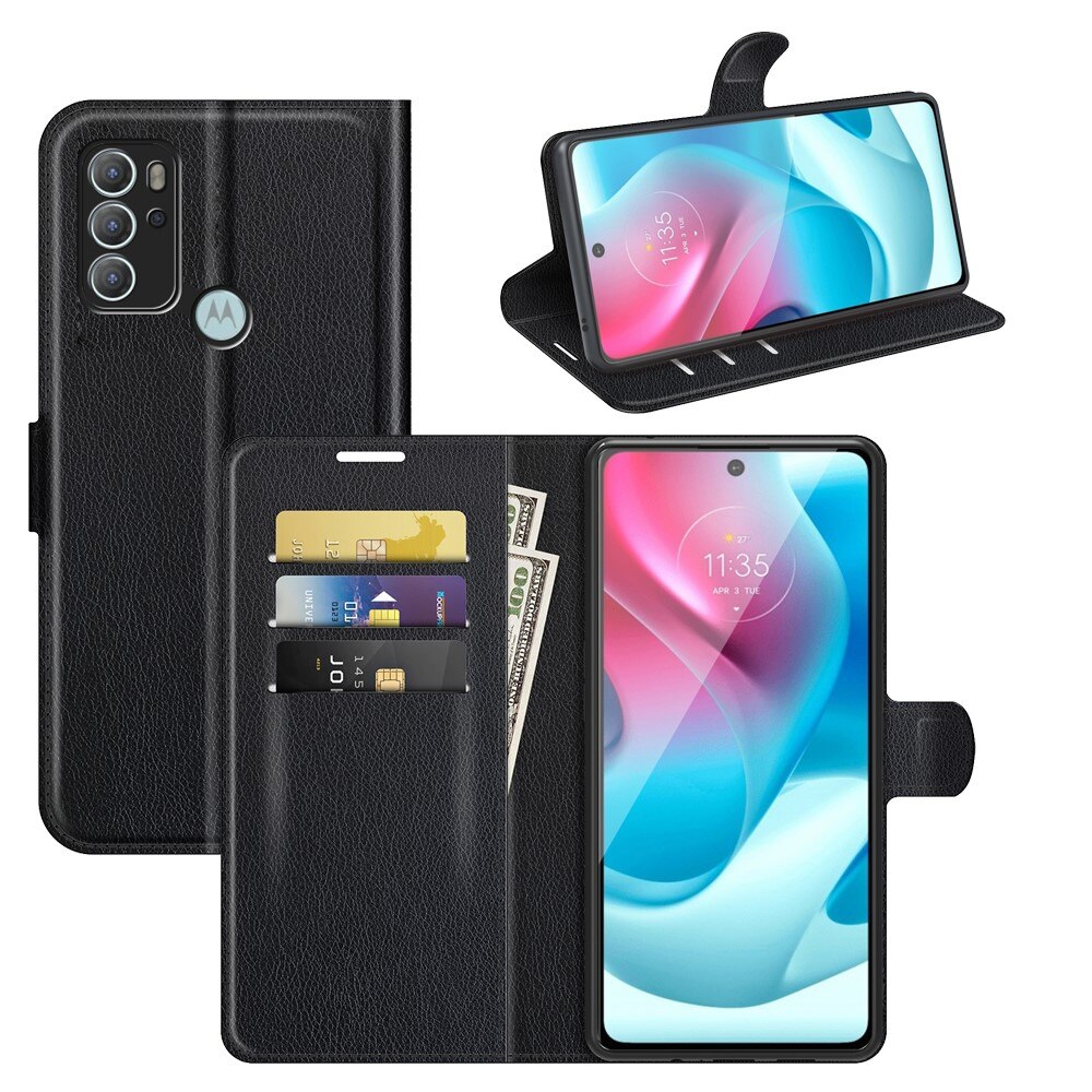 Motorola Moto G60s Wallet Book Cover Black