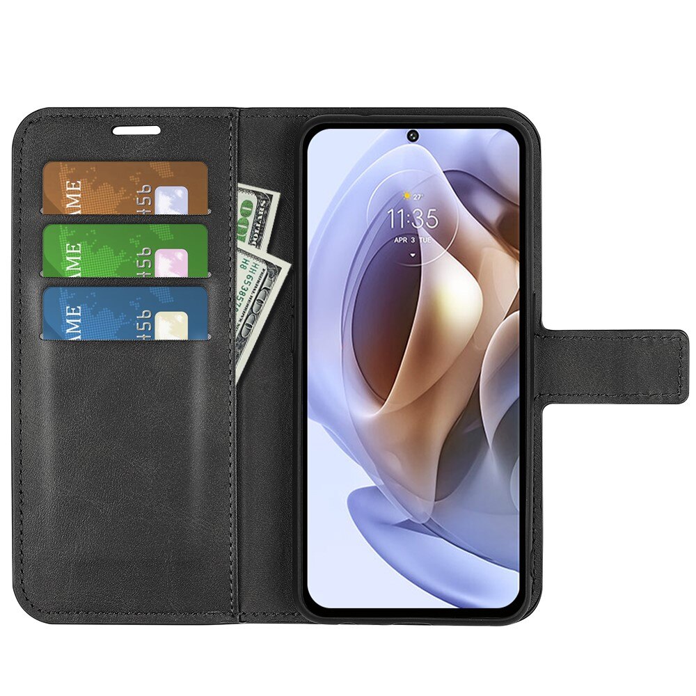 Motorola Moto G31/G41 Leather Wallet Black