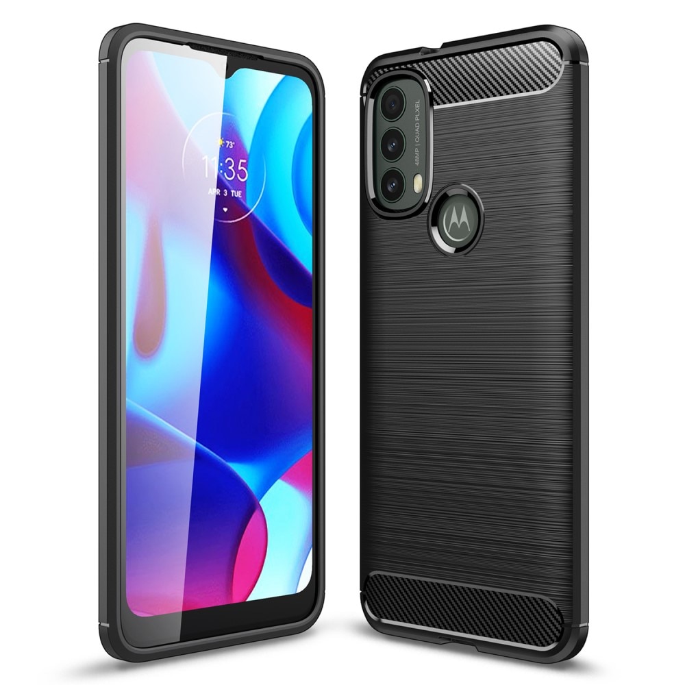 Motorola Moto E20/E30/E40 Brushed TPU Case Black