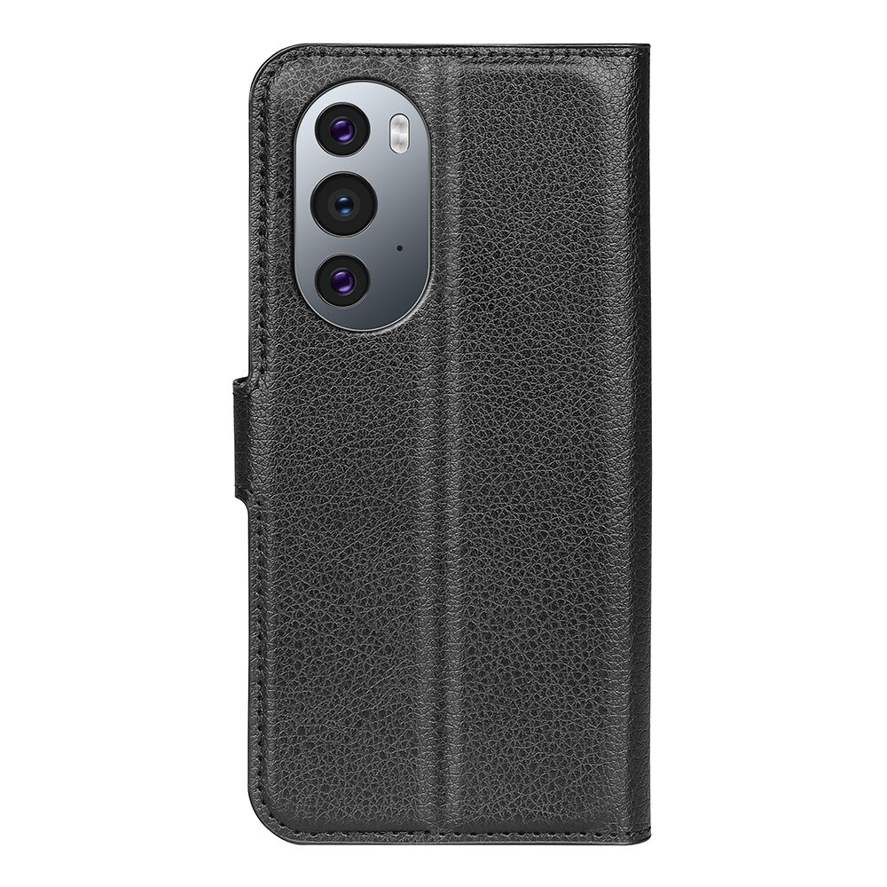 Motorola Edge 30 Pro Wallet Book Cover Black