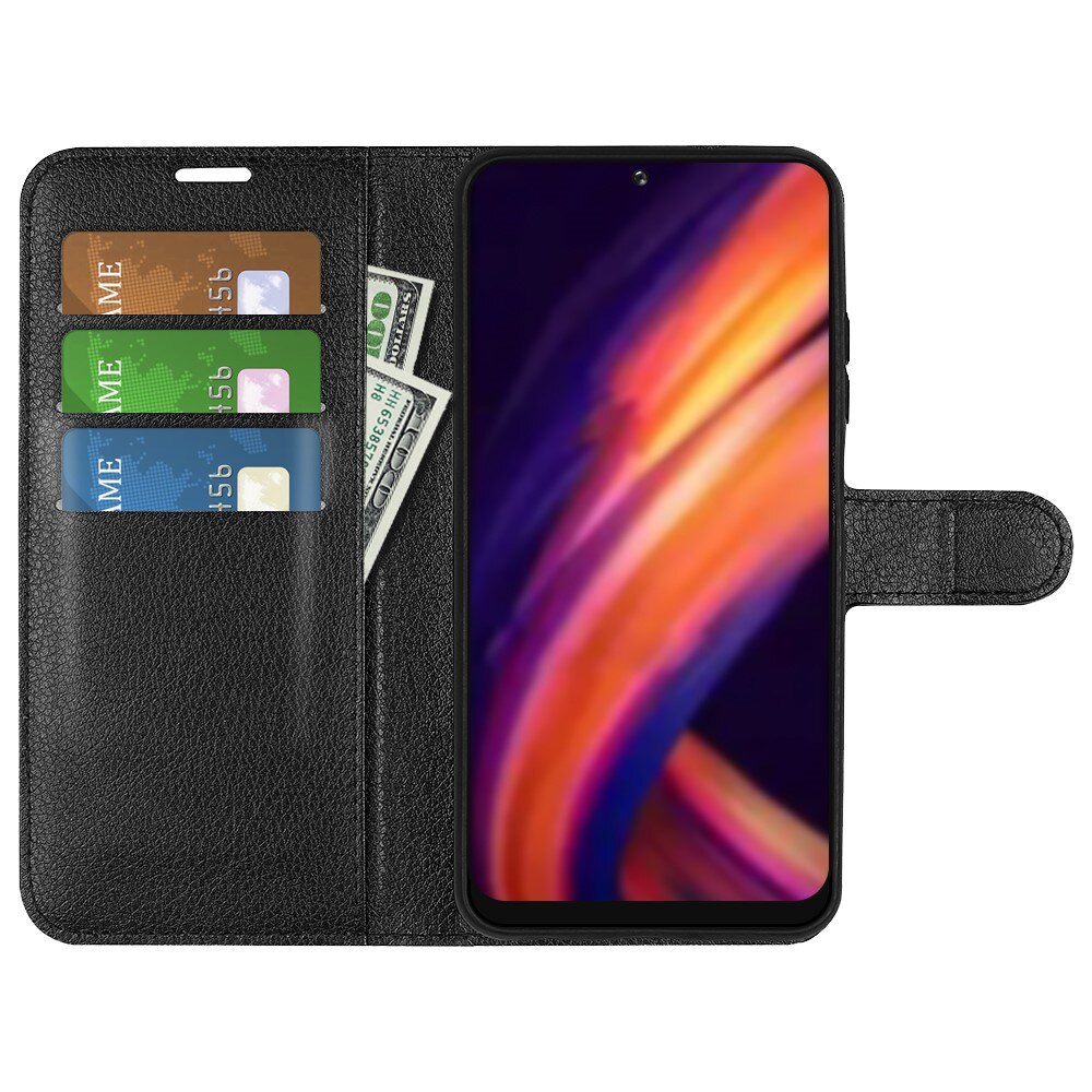 Motorola Edge 30 Pro Wallet Book Cover Black