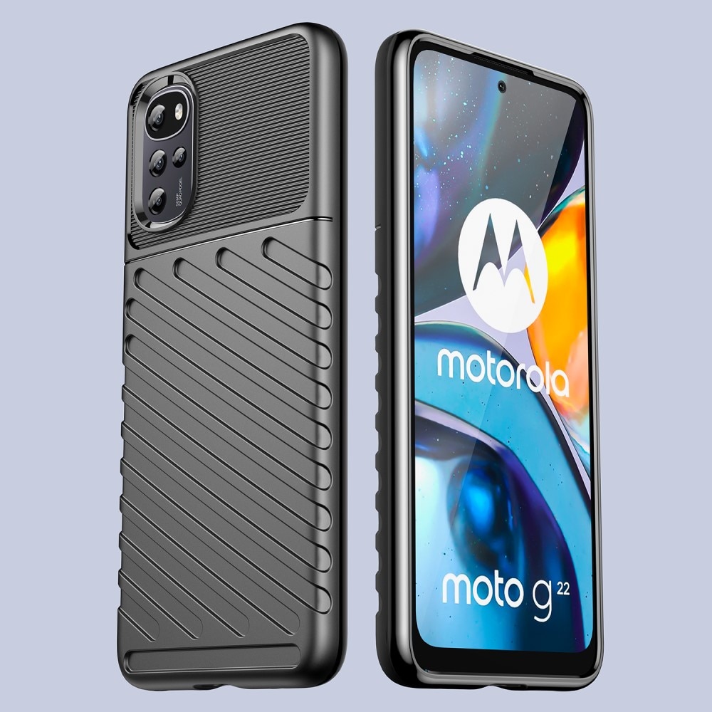Motorola Moto G22 Thunder TPU Case Black