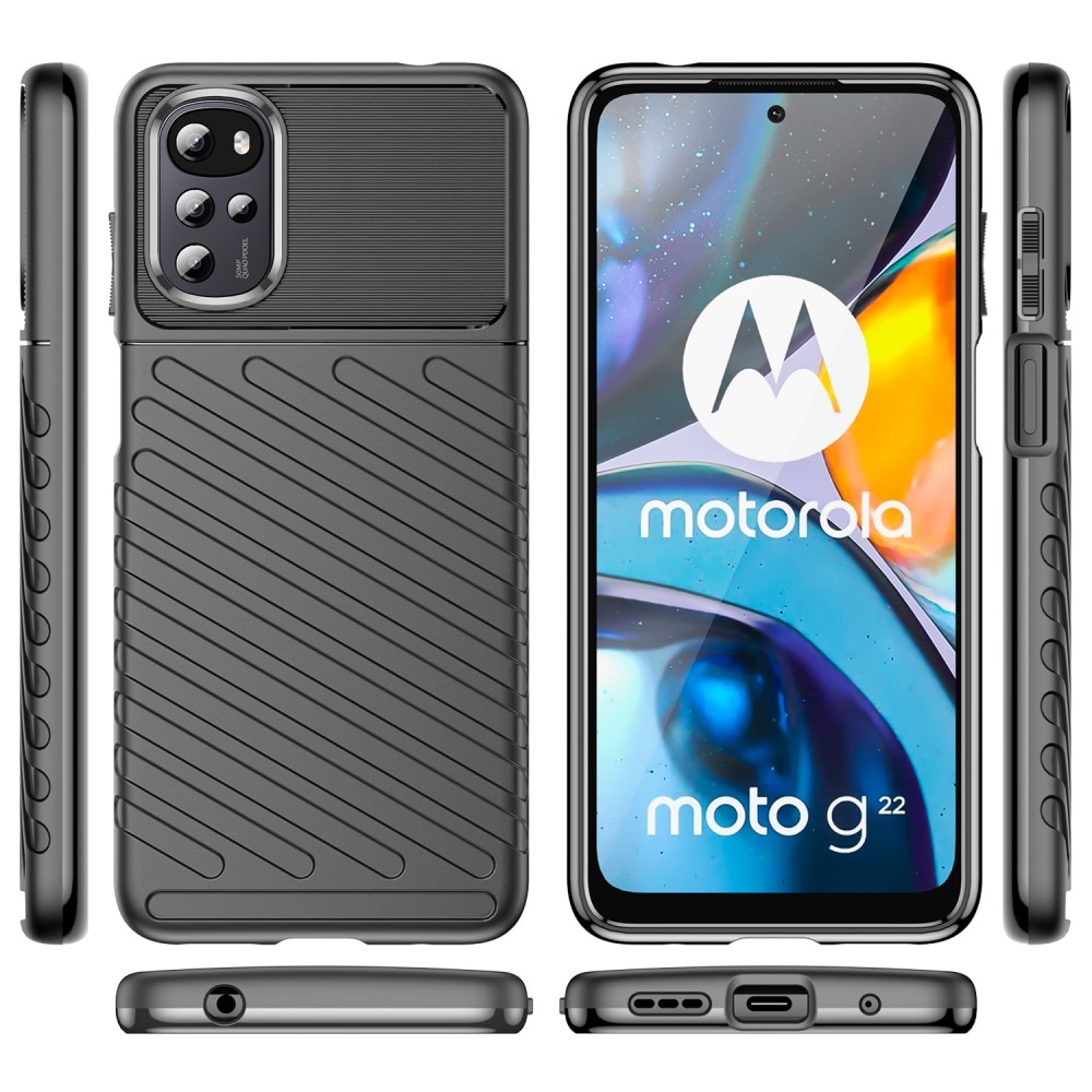 Motorola Moto G22 Thunder TPU Case Black