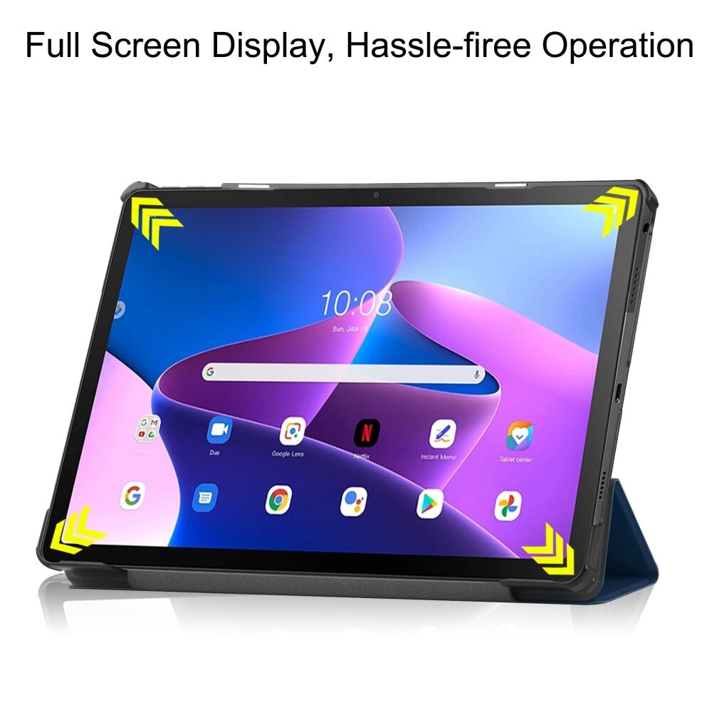  Lenovo Tab M10 Plus (3rd gen) Tri-Fold Cover Blue