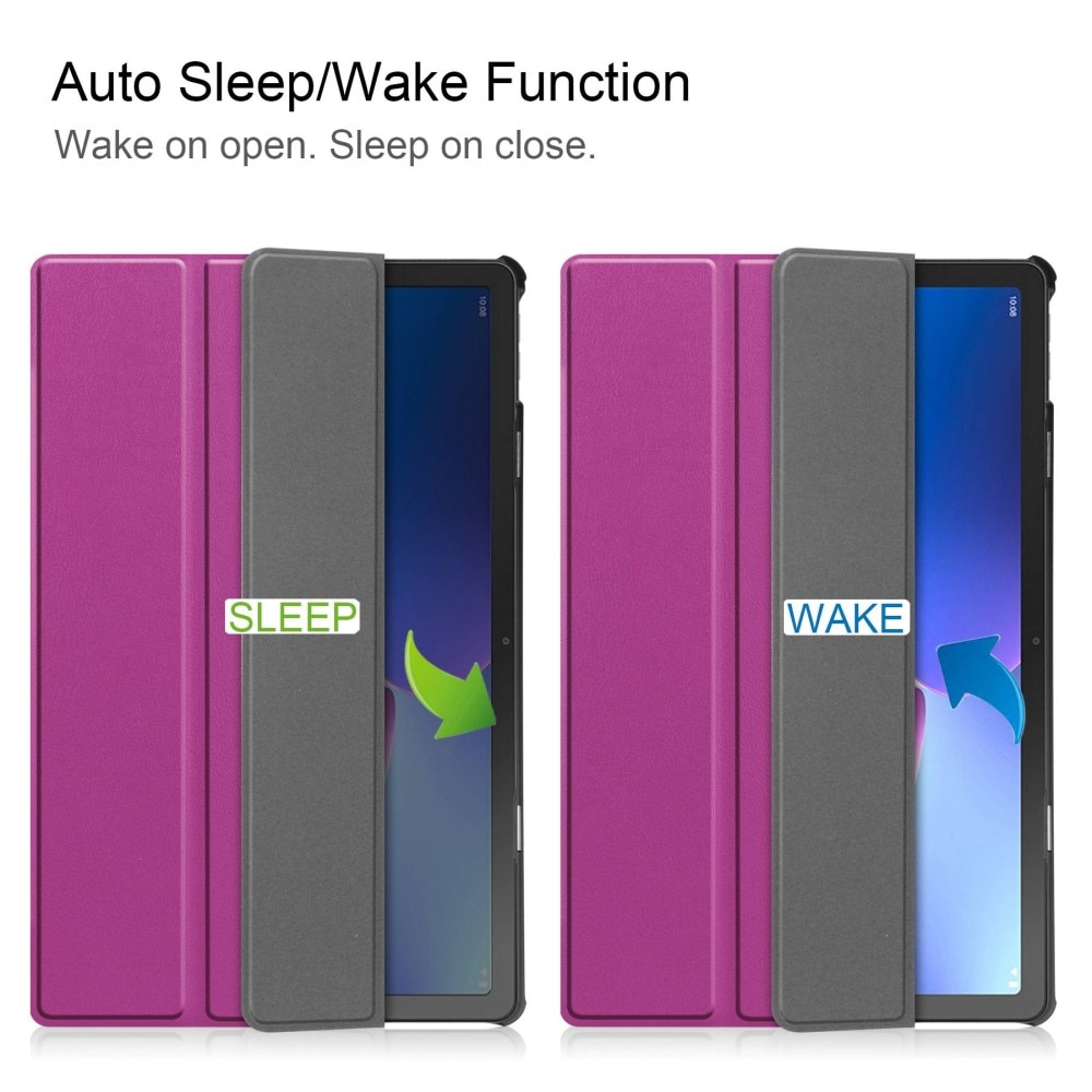  Lenovo Tab M10 Plus (3rd gen) Tri-Fold Cover Purple