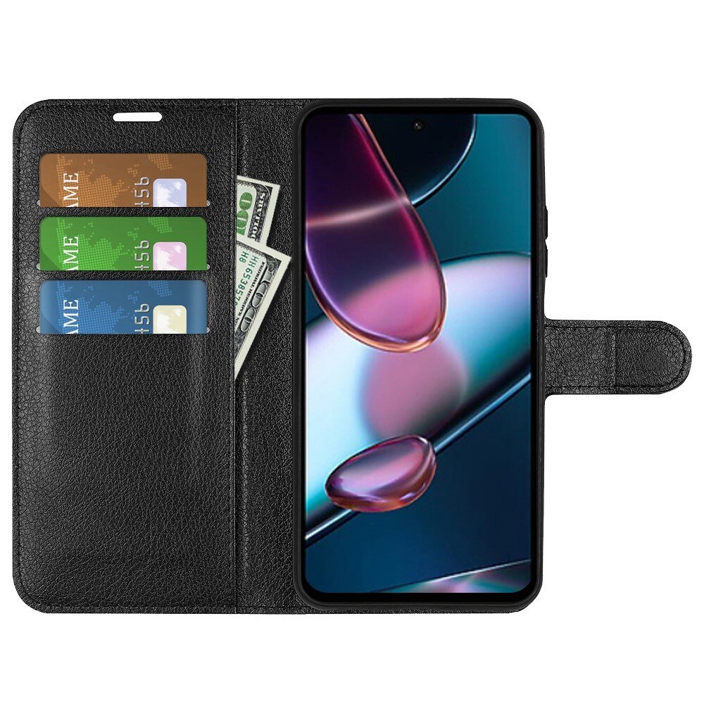 Motorola Edge 30 Wallet Book Cover Black