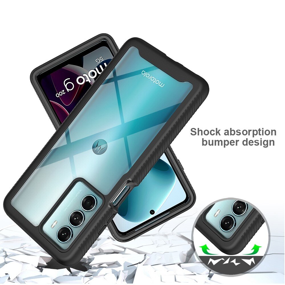 Motorola Moto G200 Full Protection Case Black