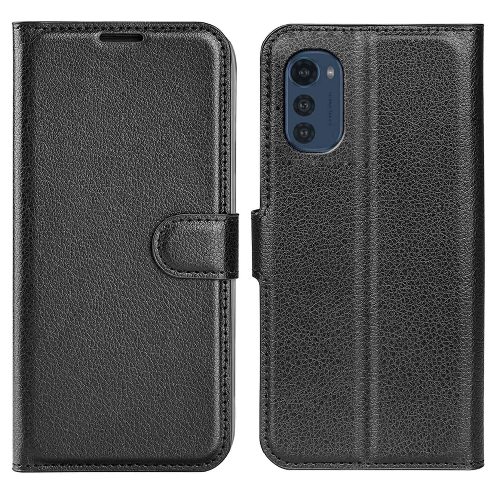 Motorola Moto E32 Wallet Book Cover Black