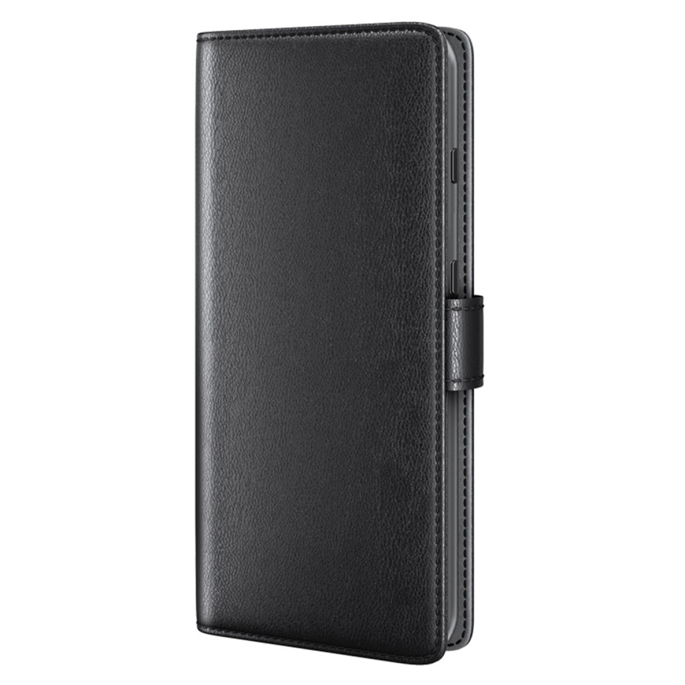 Motorola Moto G52 Genuine Leather Wallet Case Black