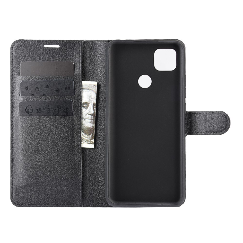 Xiaomi Redmi 9C Wallet Book Cover Black