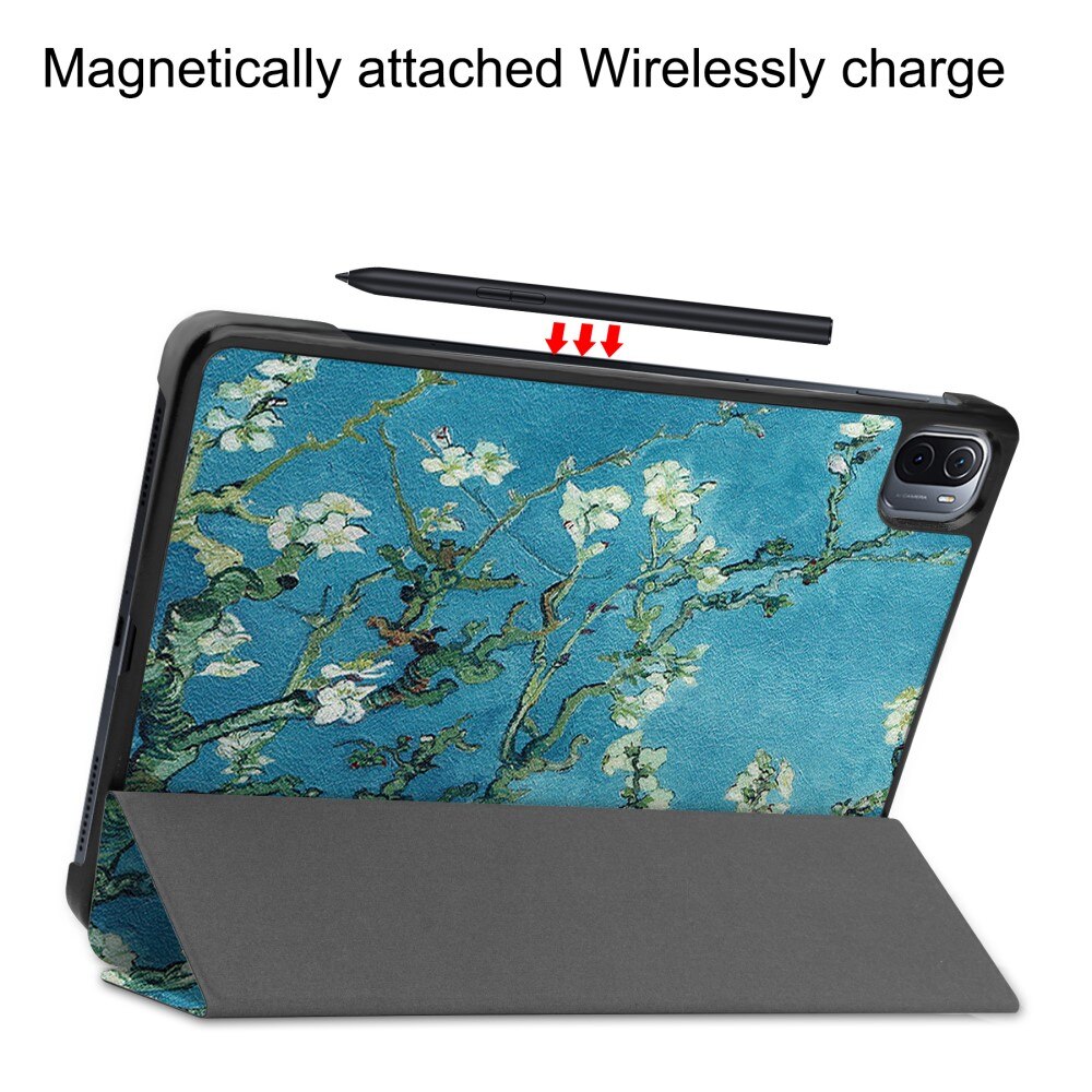 Xiaomi Pad 5 Tri-Fold Cover Cherry blossoms